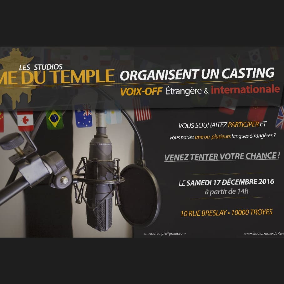 Casting Voix-OFF Étrangère